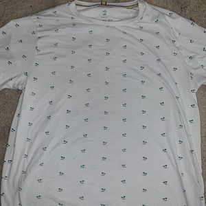 Palm tree dress shirt XL